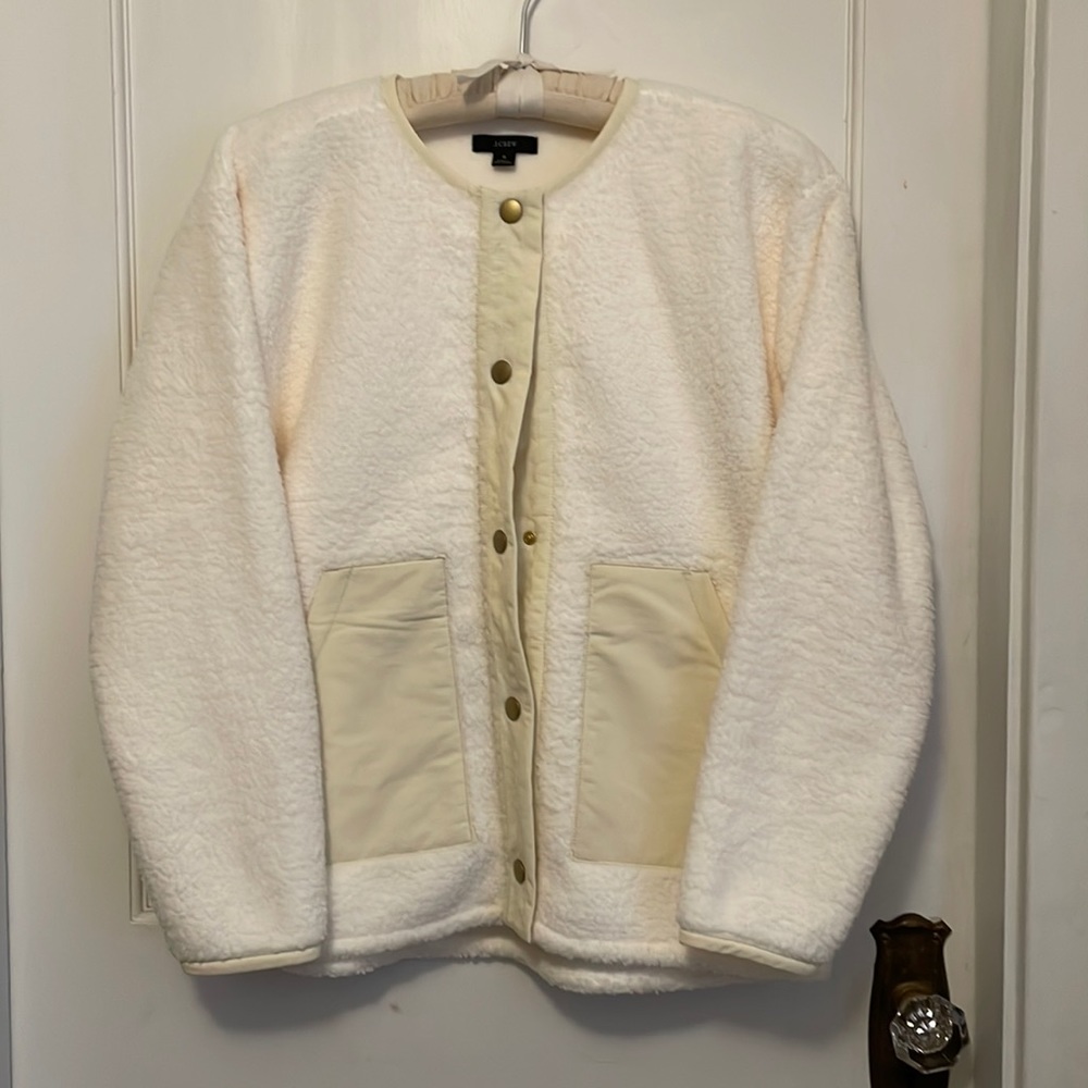 J.Crew Teddy Lady Jacket, size S